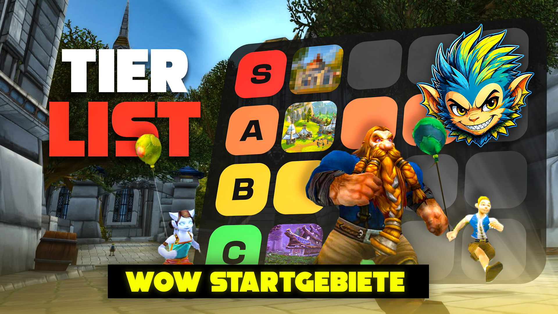 Gaming Tier List YouTube Thumbnail Design